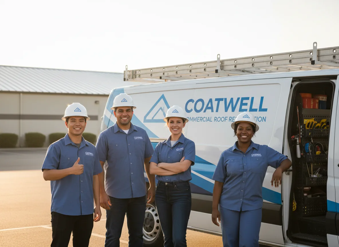 Commercial roof coating company in Bejou, MN